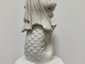 新加坡魚尾獅造型限量瓷瓶白蘭地